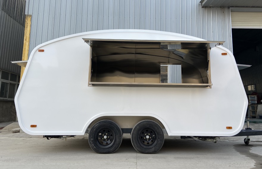 custom bubble tea trailer for sale